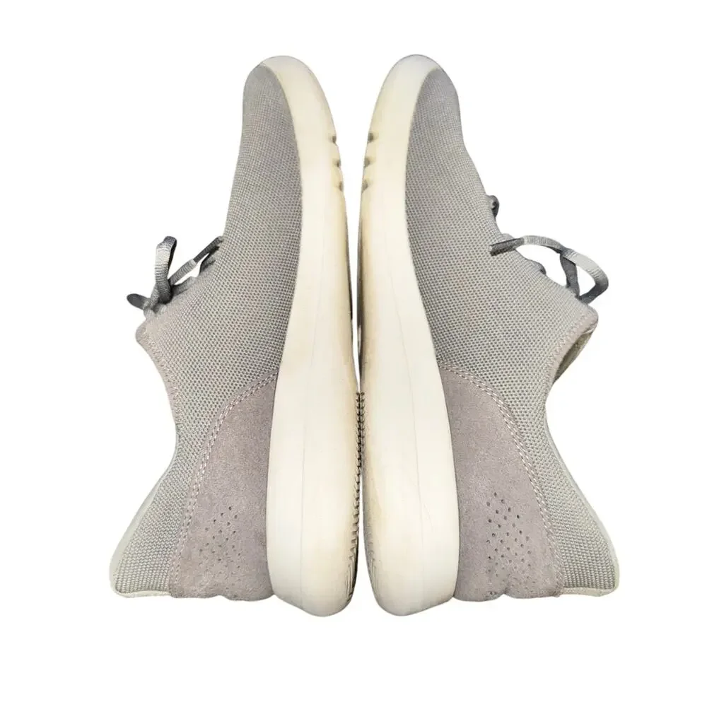 Kizik Madrid Eco-Knit Sneakers Unisex Size Men's 11.5 Women's 13 Gray White Shoe